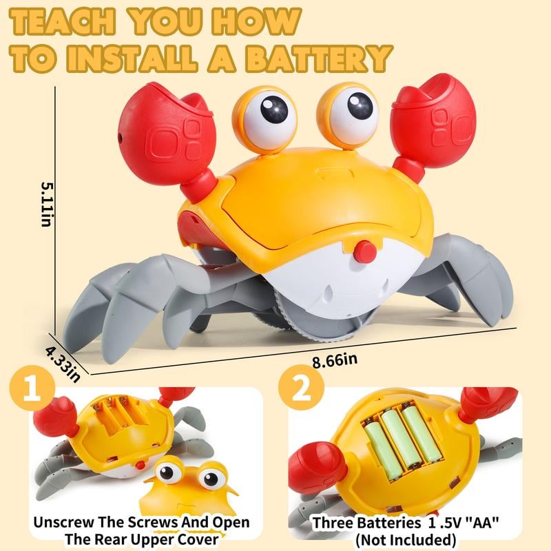 Orianaia™ Interactive Crawling Crab