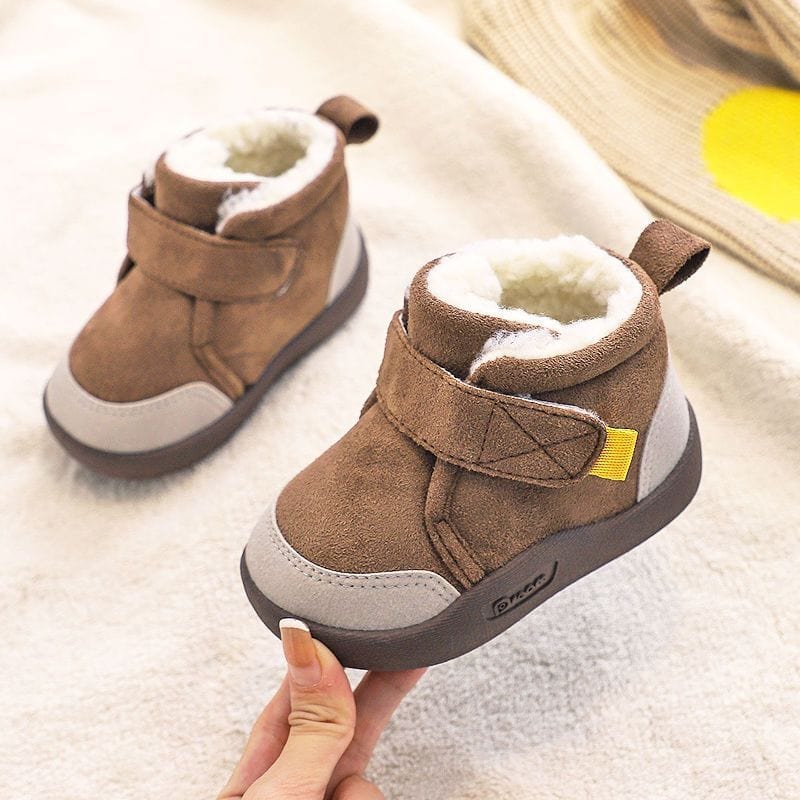 Orianaia ™ Infant Winter Boots – Plush and Soft Sole Baby Snow Shoes