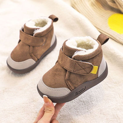 Orianaia ™ Infant Winter Boots – Plush and Soft Sole Baby Snow Shoes