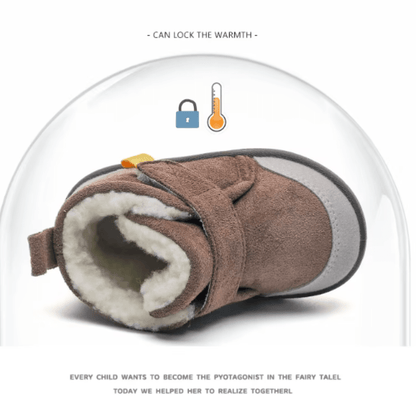 Orianaia ™ Infant Winter Boots – Plush and Soft Sole Baby Snow Shoes
